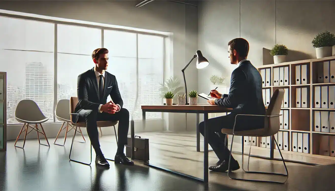 Blague du jour : Un homme avec un gros tic postule à une offre d’emploi