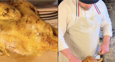Image capture d'écran tuto comment découper un poulet