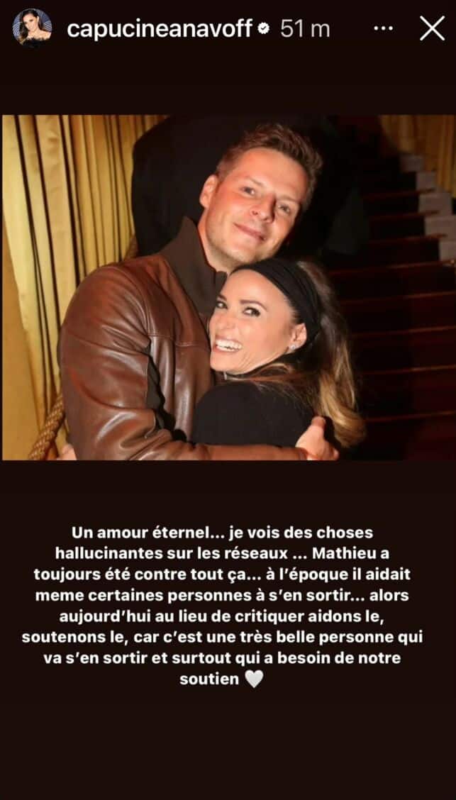 Capucine Anav et Matthieu Delormeau