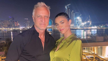 David Ginola et Maëva Denat