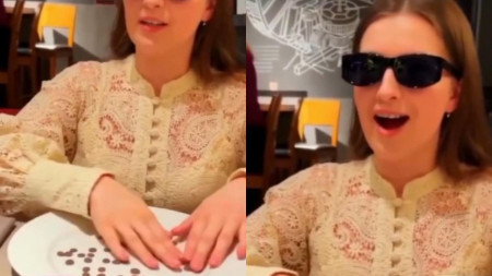 Demande en mariage en braille