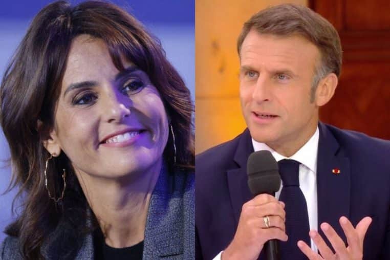 Faustine Bollaert emmanuel macron
