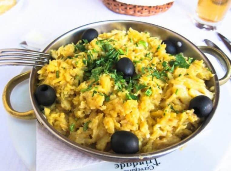 bacalhau a braz, plat typique portugais