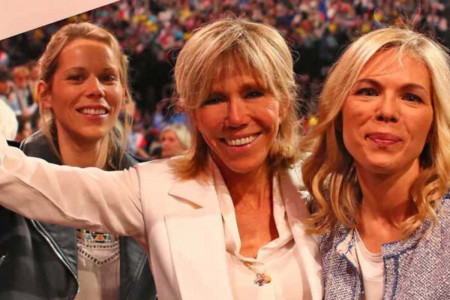 brigitte macron Laurence et Tiphaine Auzière (2)