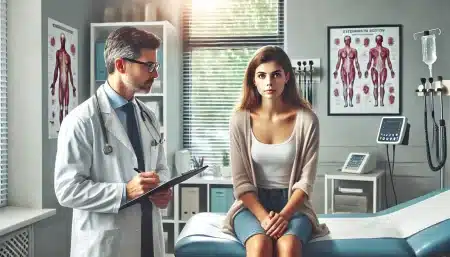 Blague du jour : Une patiente est dans le cabinet de son médecin