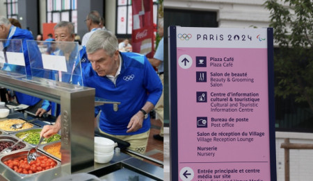 Image illustration les cantines au village olympiques rationnées