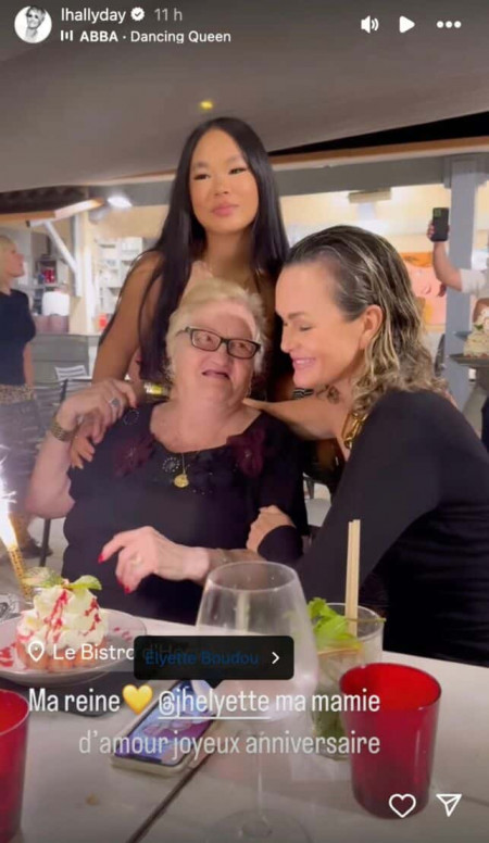laeticia hallyday anniversaire famille