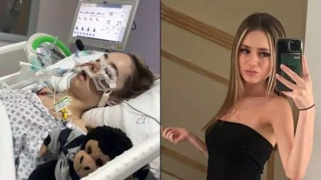Femme Sian Alderton meningite