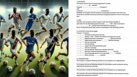 Footballeurs proteger