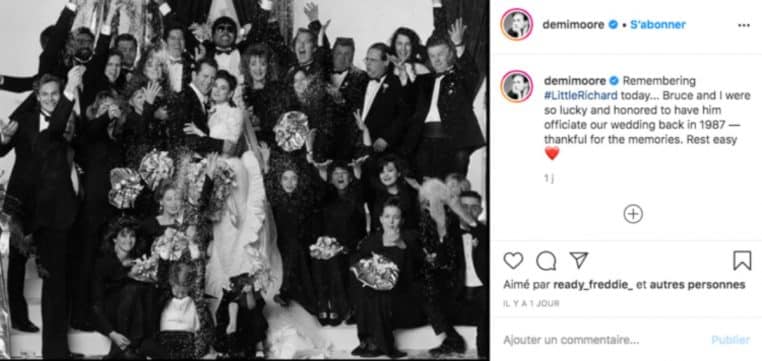 Mariage Bruce Willis et Demi Moore