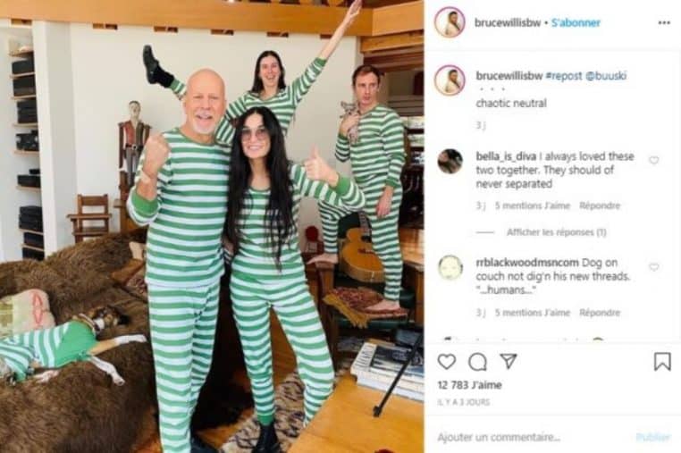 Confinement Bruce Willis avec Demi Moore