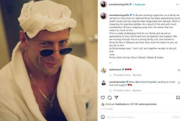 Communiqué aphasie Bruce Willis