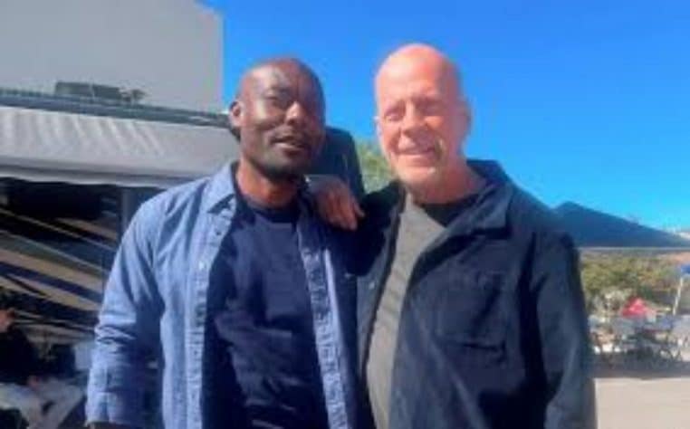 Tournage Detective Knight Bruce Willis et Jimmy Louis-David