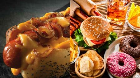 Scientifiques hot dog aliments transformes