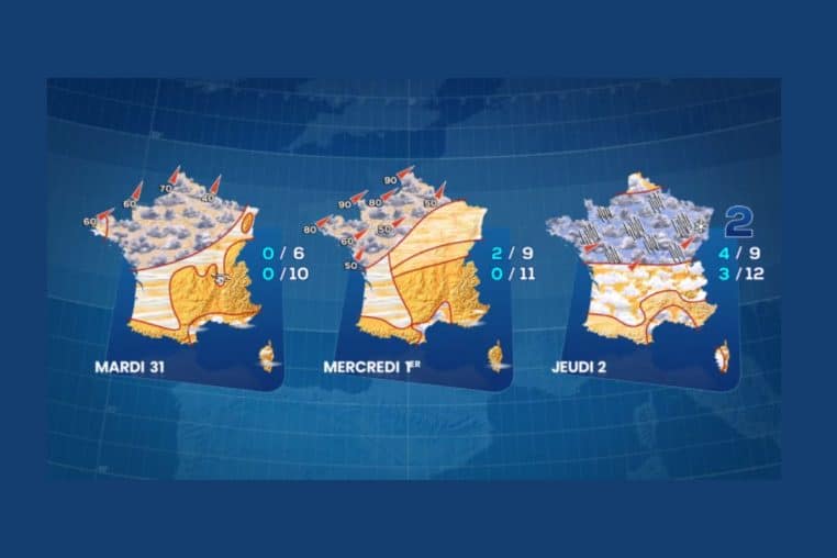 previsions meteo france nouvel an @tf1
