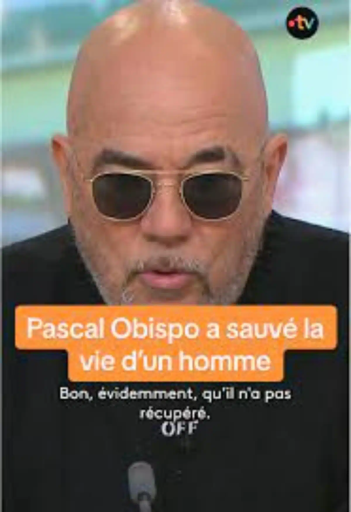 Quand Pascal Obispo sauve la vie d'un homme