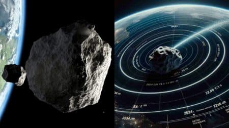 Asteroide frappe Terre probabilites trajectoire