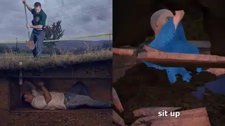Video enterre vivant survie