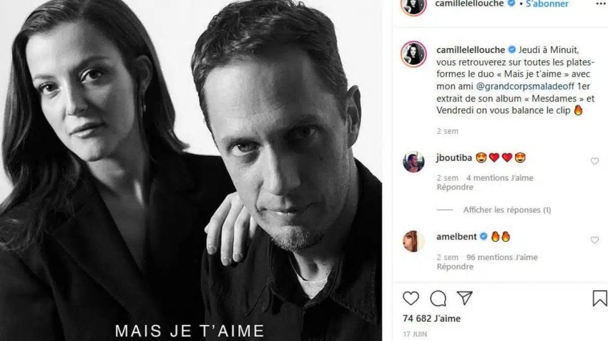 6 Camille Lellouche musiqu mais je t'aime duo grand CŒUR malade
