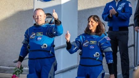 Astronautes retour Terre