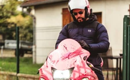 Kévin Dufour, influenceur motard