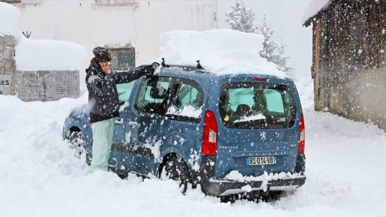neige enfin de retour en france