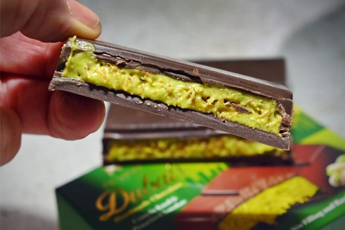 Chocolat De Luxe à La Crème De Pistache Façon Dubaï - 65g - Neuf - Gourmandise Raffinée