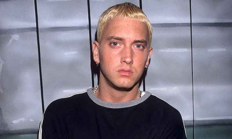 Image du rappeur Eminem dans les années 2000.