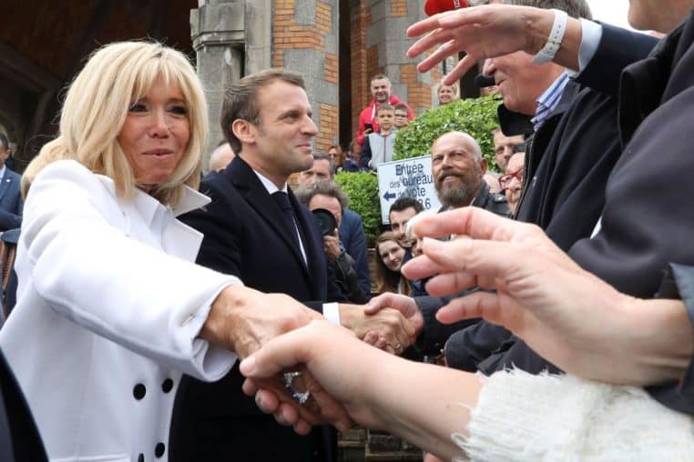 emmanuel et brigitte macron @creative commons