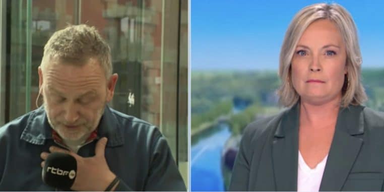 Journaliste Rudy Hermans, victime d'un malaise en direct sur Rtbf
