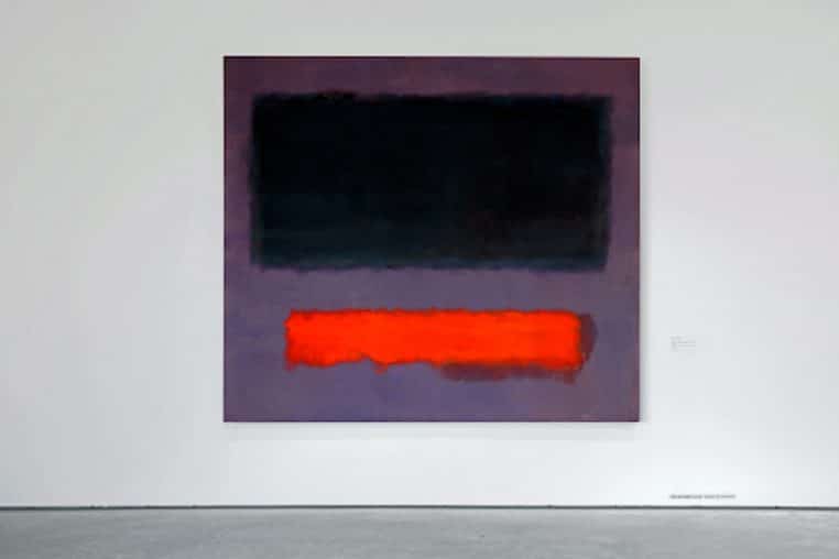 Un enfant abîme ce tableau de 50 millions d'euros dans un musée - Mark Rothko - Grey, Orange on Maroon, No. 8