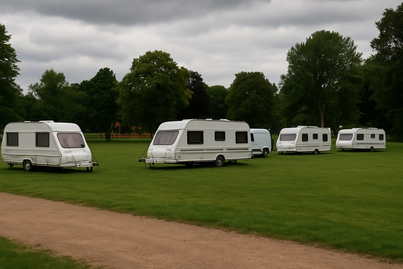 Gens du voyage : des caravanes s’installent dans un parc familial, les événements annulés
