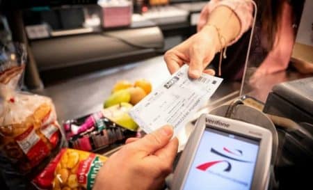Tickets restaurant supermarche