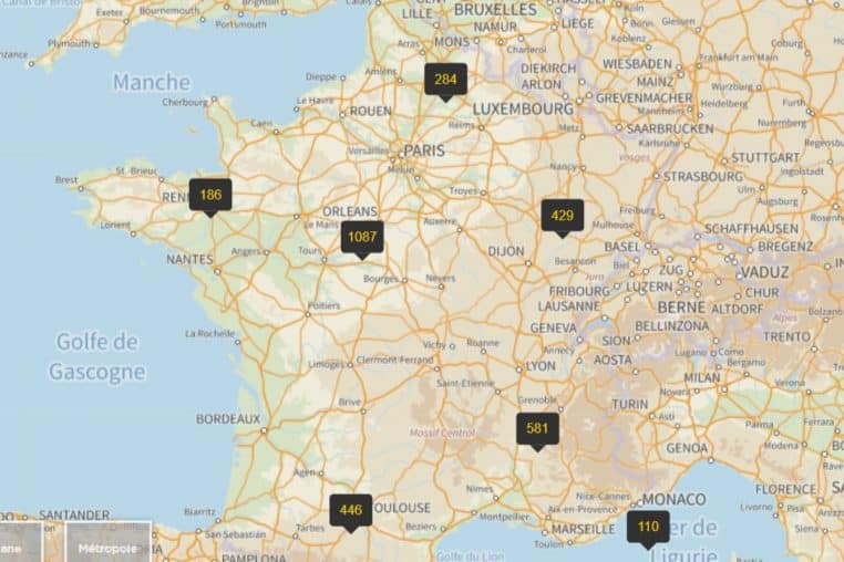 carte radars @securite routiere