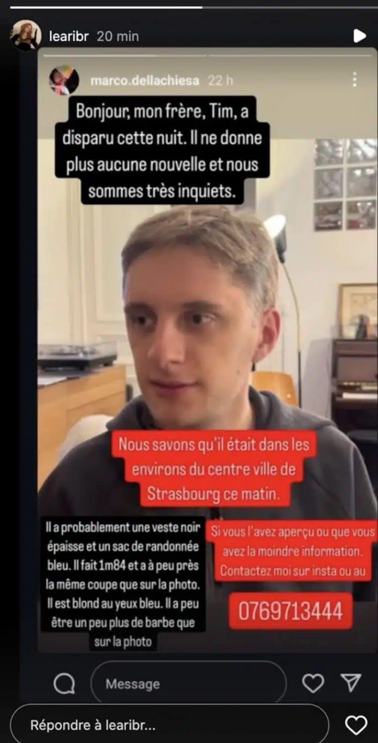 lio nouvelle disparition apres filss