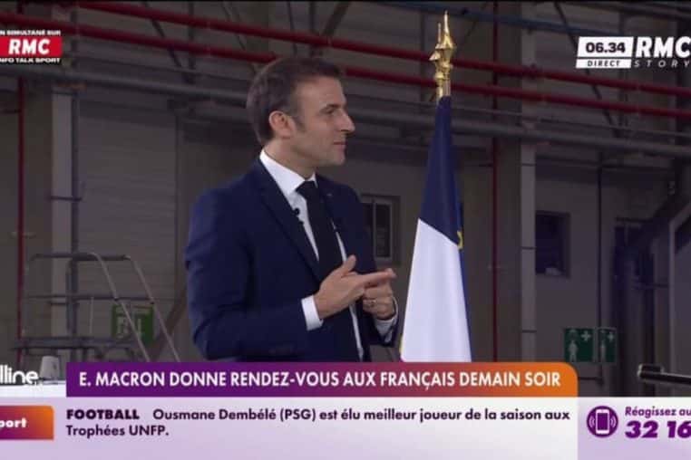 macron @rmc