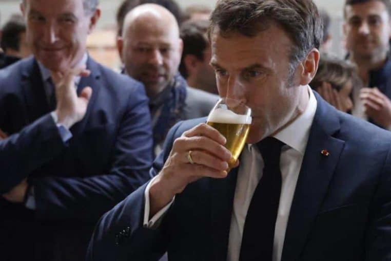 macron biere @dr