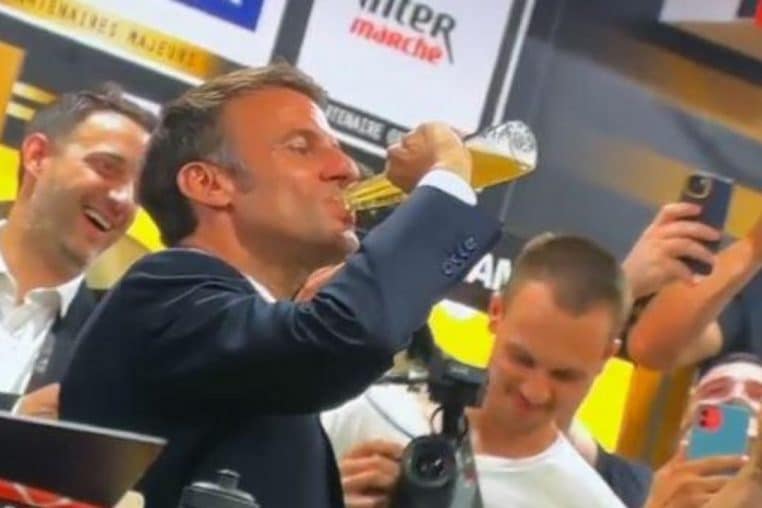 macron biere cul sec @dr