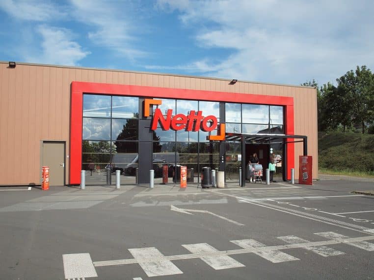 Bâtiment d’un supermarché Netto à Givet