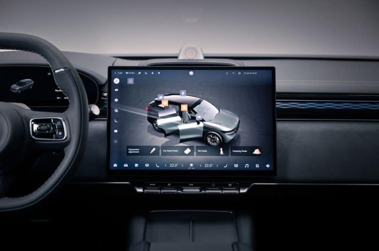 SUV Zeekr 7X 2026 écran