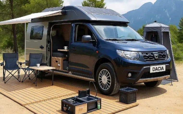Découvrez à quoi pourrait ressembler le prochain Dacia Sandman, un van aménagé 100% confort à moins de 20 000 euros