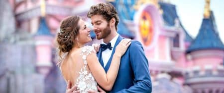 Couple se marie à Disneyland Paris