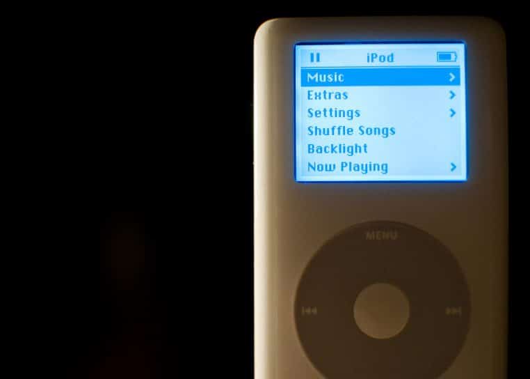 iPod Classic 4ᵉ gen cliquetant