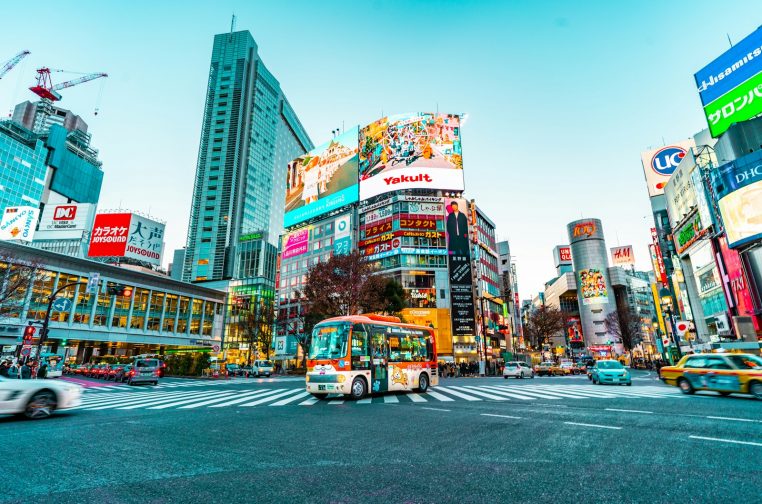 Rue de Tokyo au Japon
