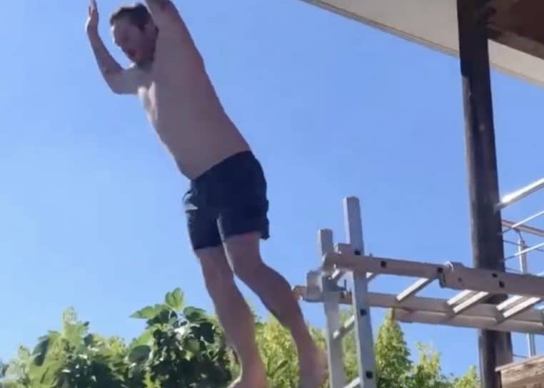 plongeon piscine