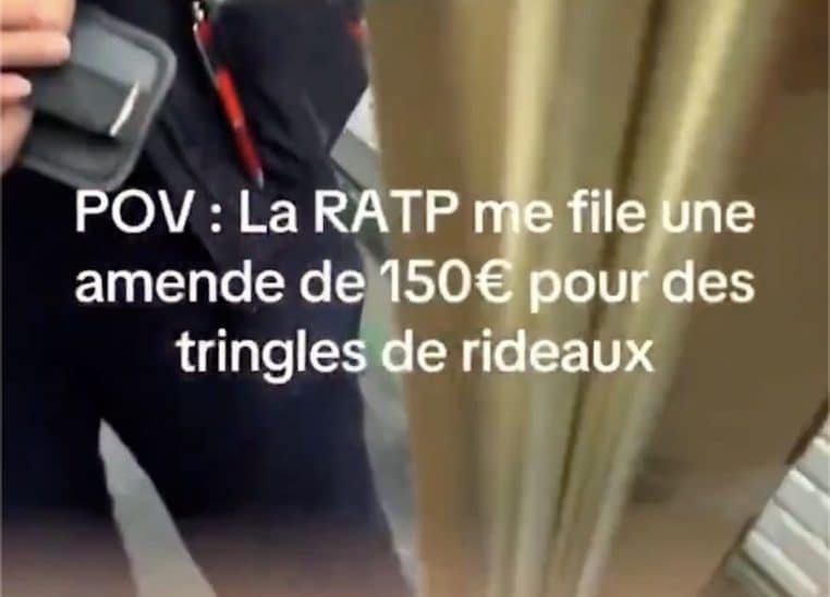 RATP métro avec texte