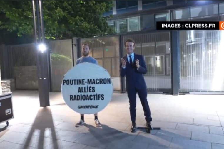 statue cire macron @clpress