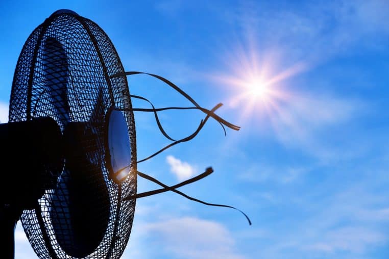 heat, hot, summer, sun, fan, air, ventilation, cool, nature, cooling down