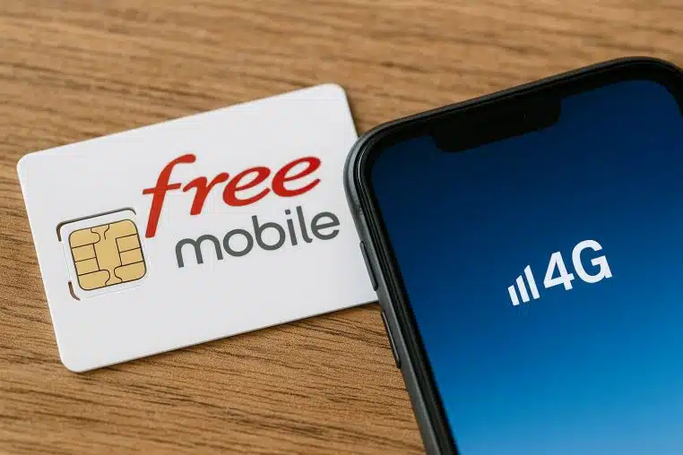 Free Mobile SIM et smartphone 4G.