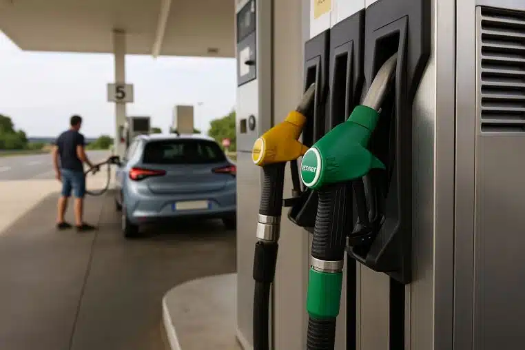 Scène hallucinante : elle remplit des sacs plastiques… avec de l’essence